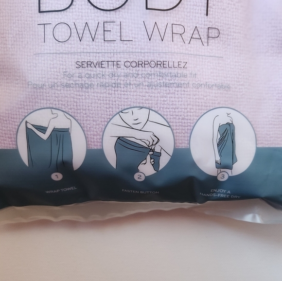 Daily Concepts Bath Towel Wrap and Body Brush Bundle - Picture 8 of 13